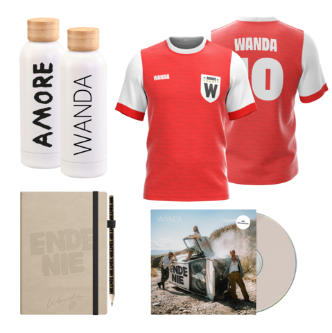 Ende nie by Wanda - Deluxe CD + Trikot + Trinkflasche + Notizbuch - shop now at Wanda store