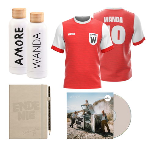 Ende nie by Wanda - Deluxe CD + Trikot + Trinkflasche + Notizbuch - shop now at Wanda store