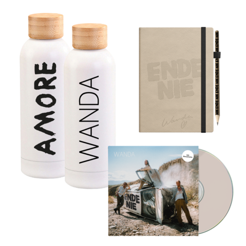 Ende nie by Wanda - Deluxe CD + Trinkflasche + Notizbuch - shop now at Wanda store